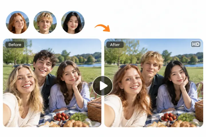 Always Get HD Results with Multiple Face Swap Video